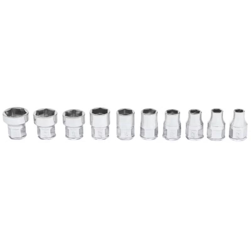 110RTSMA - Zestaw nasadek 1/4" 6-kątnych, niskoprofilowych, 5 - 13 mm (10 szt.)