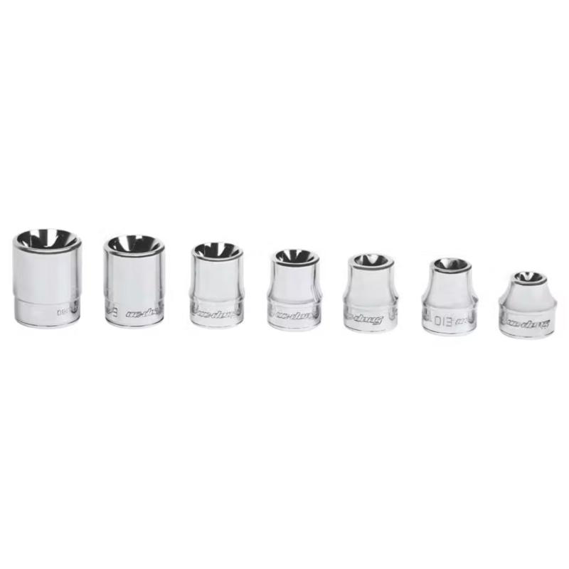 207RFLE - Zestaw nasadek 3/8" do śrub Torx®, niskoprofilowych, E8 - E18 (7 szt.)