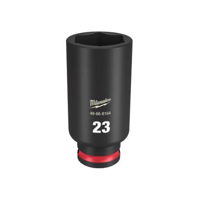 49666164 - Shockwave 3/8" hex impact socket, long, metric, 23 mm