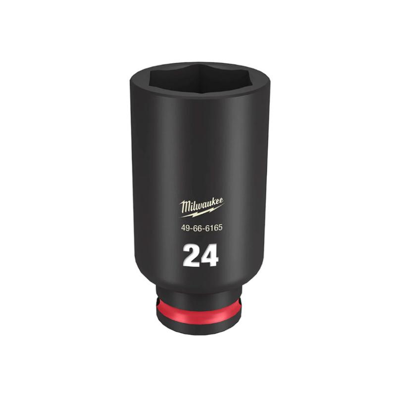 49666165 - Nasadka udarowa Shockwave 3/8" 6-kątna, długa, metryczna, 24 mm
