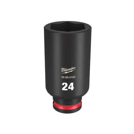 49666165 - Nasadka udarowa Shockwave 3/8" 6-kątna, długa, metryczna, 24 mm
