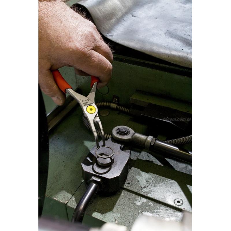 167A.18 - Szczypce do pierścieni osadczych zewnętrznych, odgięte, 175 mm