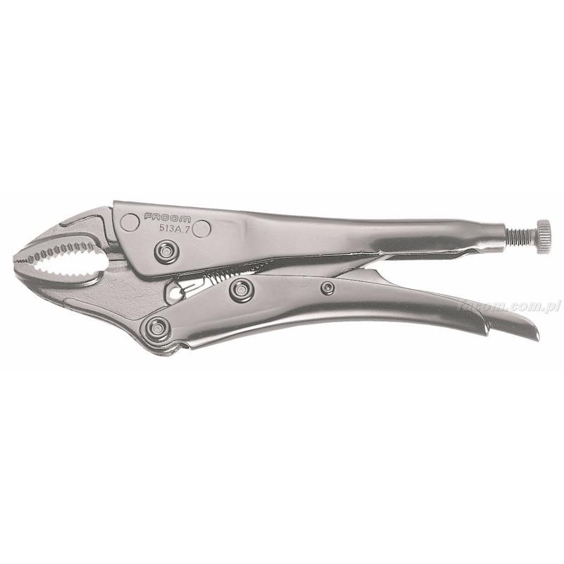 513A.7 - Szczypce zaciskowe nastawne, krótkie, 215 mm