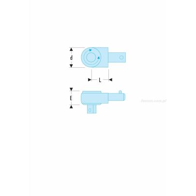 R.372- Grzechotka kompaktowa - złącze 9 x 12 mm