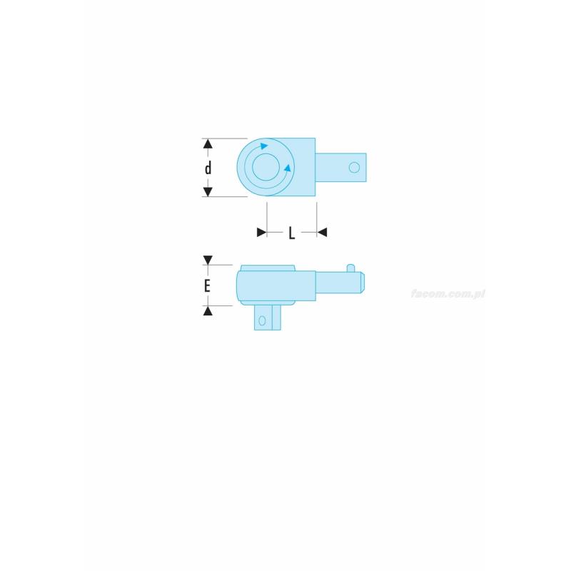 S.372V- Grzechotka kompaktowa - złącze 9 x 12 mm