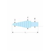 229A.ST0 - Wiertło stopniowe 4 - 12 mm