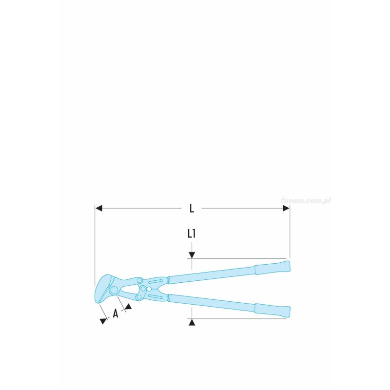 882A.65 - Nożyce dwuręczne, o dużej mocy