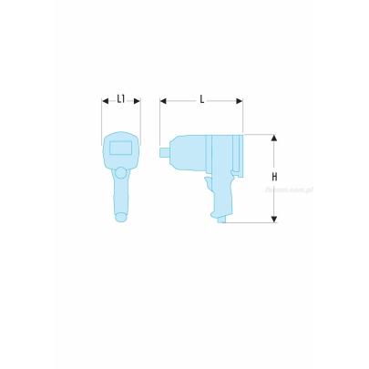 NK.3000F - klucz udarowy 3/4" tytanowy