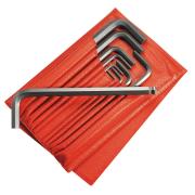 83SH.JL12 – zestaw kluczy trzpieniowych 6-kątnych długich z kulką, 1,5 - 12 mm