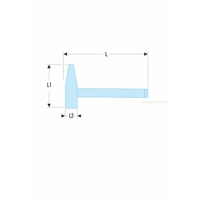 205H.80 - Din engineers hammer, 0.96 kg