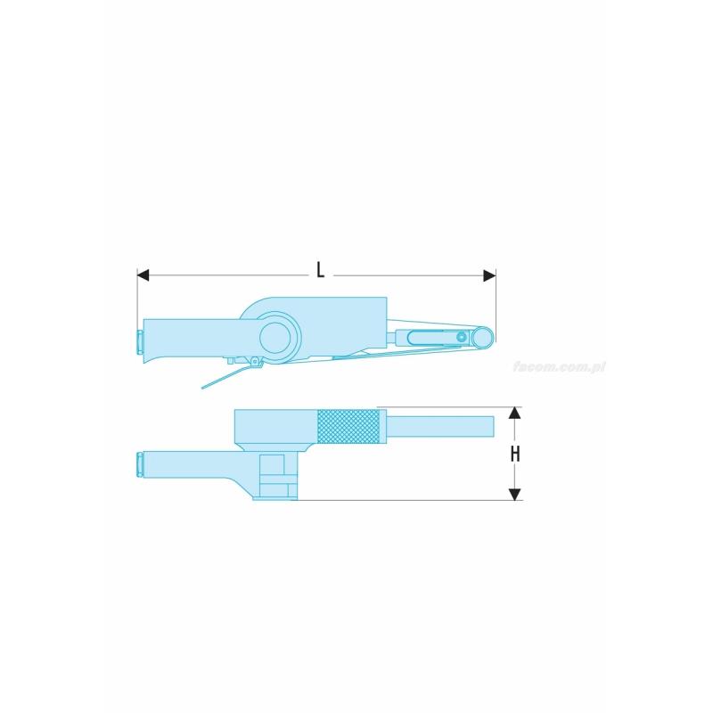 V.403F - szlifierka taśmowa o dużej wydajności - 20 x 520 mm