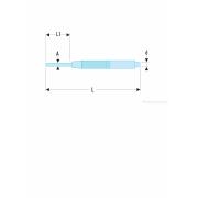 251A.1,5 - Wybijak precyzyjny z tuleją prowadzącą, 1,4 mm