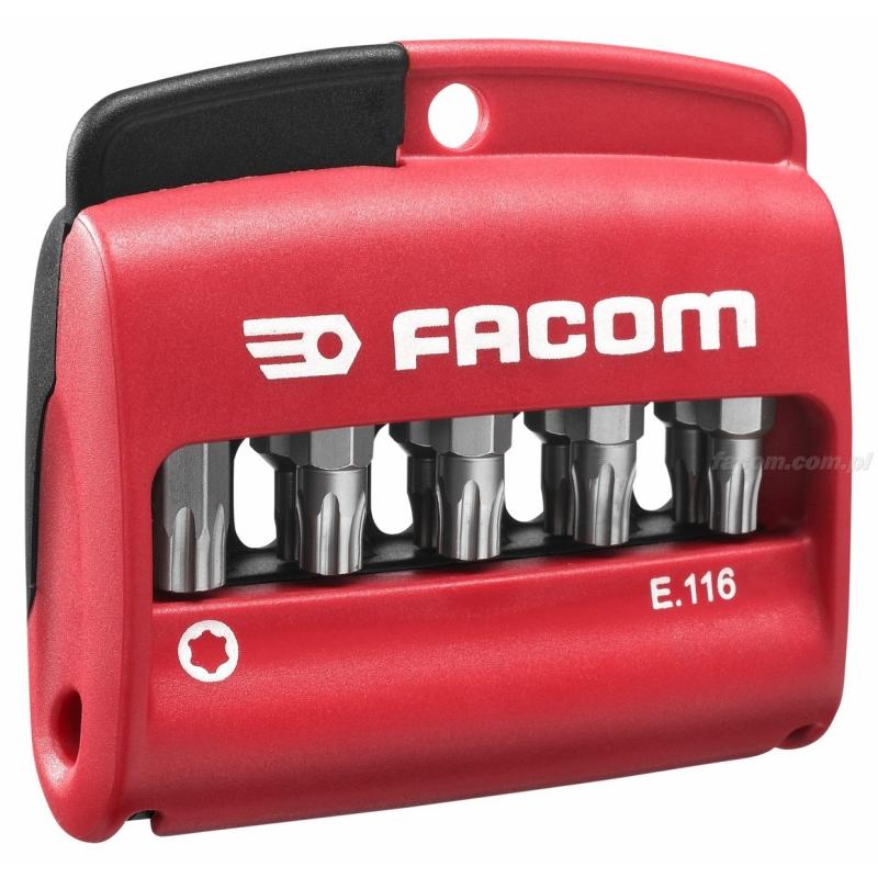 E.116 - zestaw mieszany końcówek do śrub Torx Plus, IP8 - IP40