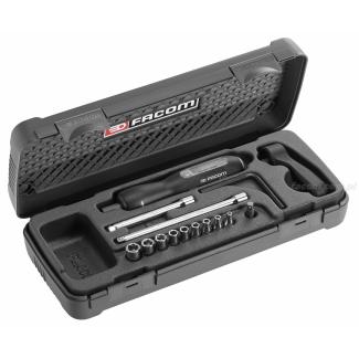 A.404J1 - zestaw z wkrętakiem 2 – 10 Nm oraz nasadkami 1/4"