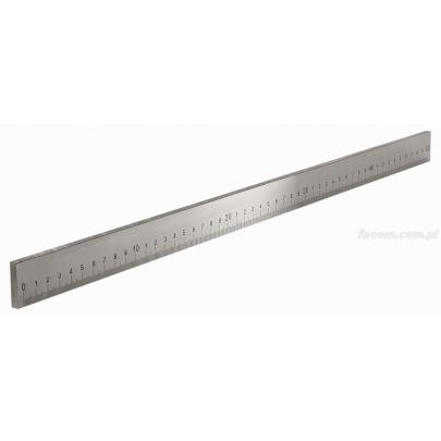 809.ING500 - Liniał ze stali nierdzewnej z podziałką, 500 mm