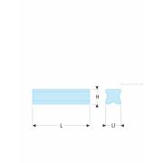 3067.200 - Poziomica prosta o dużej dokładności 200 mm