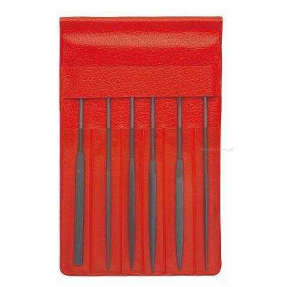 AS.6L140T0A - zestaw pilników igłowych w saszetce, 140mm, T0