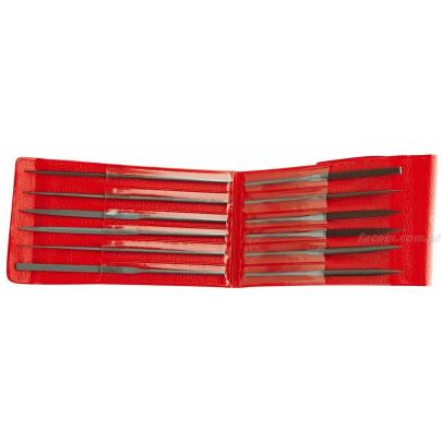 AS.12LTP180T0A - zestaw pilników igłowych w pudełku, 180mm, T0