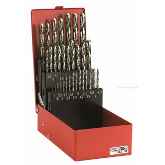 222A.TJ32 - zestaw wierteł do nitowania i gwintowania, 1 - 10,5 mm