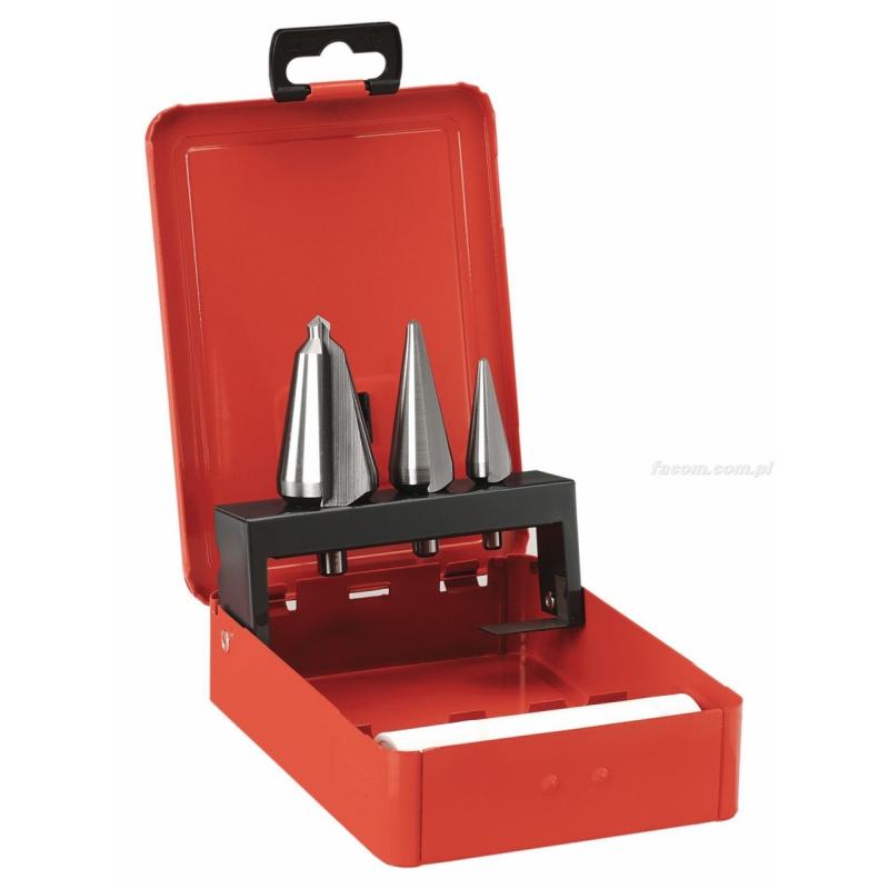 229A.J3 - zestaw wierteł stożkowych, 3 - 30,5 mm