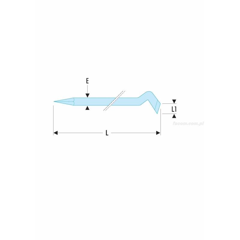 268.4 - łapki wygięte o przekroju okrągłym, 20 mm