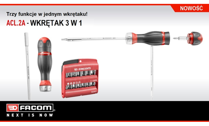 ACL.2A - 3 in 1 screwdriver