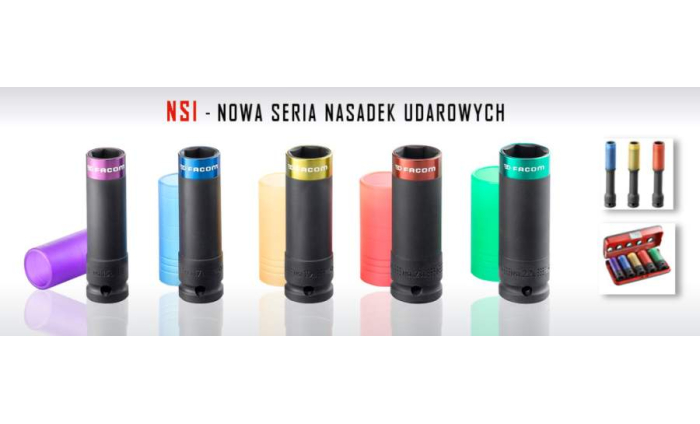 NSI - wzmocnione nasadki udarowe 1/2