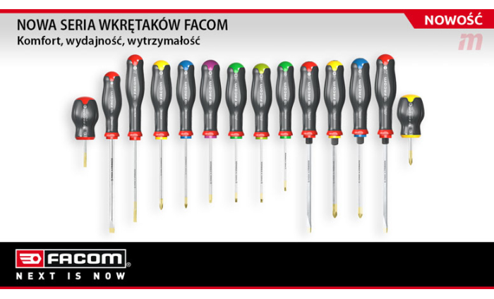 Nowa seria wkrętaków FACOM