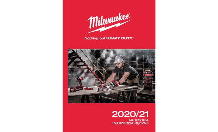 Nowy katalog: Akcesoria i narzędzia ręczne Milwaukee 2020